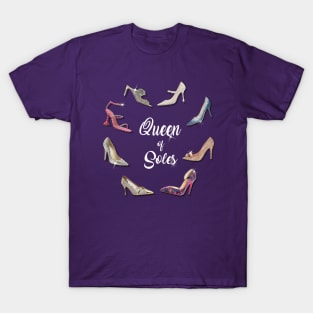 Queen of Soles High Heel Shoes Pumps T-Shirt